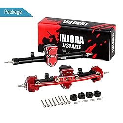 INJORA RC Front & Rear Axles Set +4mm Extended