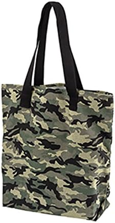 BG PRINTED CANVAS TOTE (FOREST CAMO) (OS)