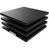 USA Made RV Leveling Jack Flex Pads 12" &ndash; Heavy-Duty Rubber Jack Pads (4-Pack) &ndash; Non-Slip, Shock-Absorbing Stabilizer Mats for Camper &amp; Trailer &ndash; Prevent Sinking &amp; Sliding