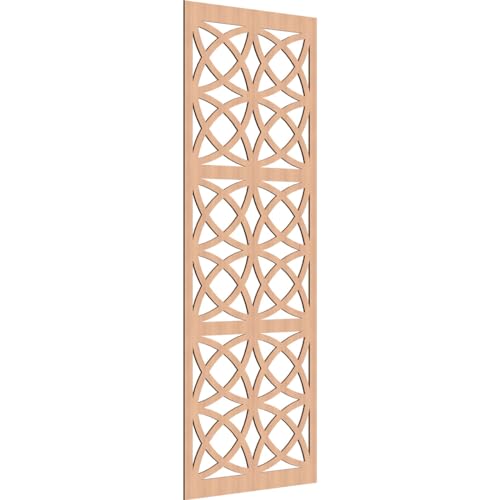 35 3/8" W x 89 3/8" H x 1/4" T London Decorative Fretwork Wood Wall Panels, Ald…