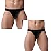 Avidlove 2 Pack Men Underwear Sexy Thong Bikinis