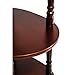 Home Source Industries AF9712 Decorative Phone Stand with 3 Shelves, Mahogany