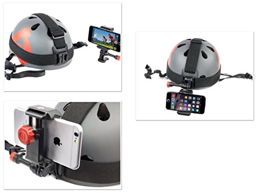 iPhone Head Mount Strap GoPro Style, Fits All Smartphones and GoPro Camera Models - Thumbnail 4