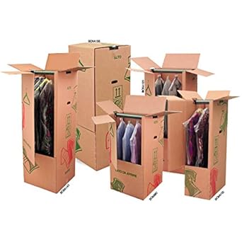 Propac - Cajas de cartón para colgar ropa: Amazon.es: Industria, empresas y ciencia