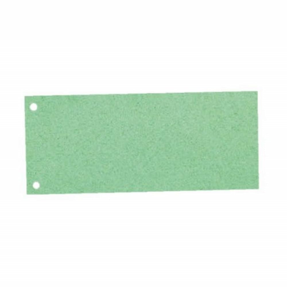 Esselte Leitz Dividers, Index, A4, 1/3, Pack of 100 Green