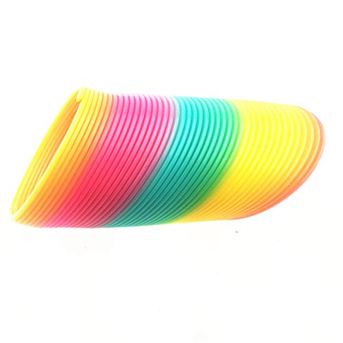 Wgg Magic Rainbow Springs Toy Classic Novelty Colorful Rainbow Toy Party Favor, Gift for Kids, Set of 2