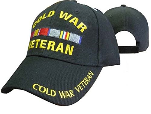 Cold War Veteran Vetrans Ribbon 3d Embroidered Baseball Cap Hat (Licensed)