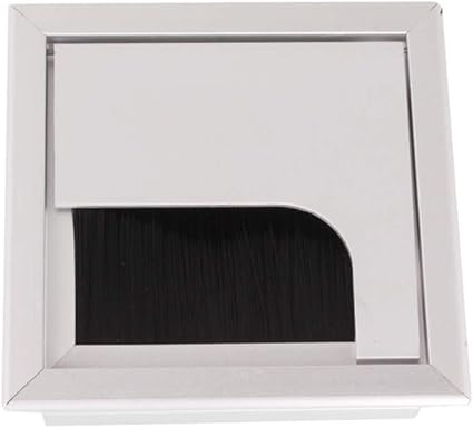Pasacables con Tapa Caja de línea cuadrada de la oficina del cuadrado de caja de la