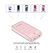 Yoobao 20000mAh Power Bank High Capaicty Portable Charger External Battery Pack Dual USB Output Powerbank Cell Phone Battery Backup Charger Compatible Smartphone Cellphone Tablets - Pink