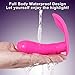 Clitoral G-Spot Vibrator, Xocity, Dildo Vibrator with Wireless 10M Remote Contral and 42°C Heating Function 10 Vibration Modes, Wearable Vibrator Adult Sex Toy for Women Female Couples