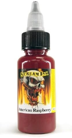 Scream Tattoo Ink 4-oz -American Raspberry- Tattoo Supplies