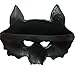 Himine Halloween Black Teeth Gray Wolf's Head Mask