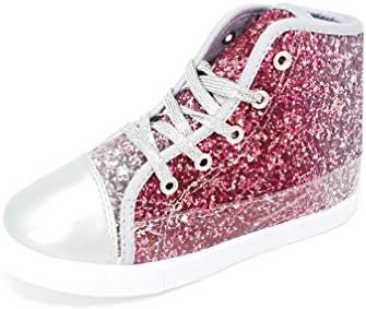 Girls High Top Glitter Shoes