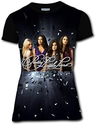 MIMAMGME Fashion Pretty-Little-Liars Women's Short Sleeve Leisure Style T-Shirts S