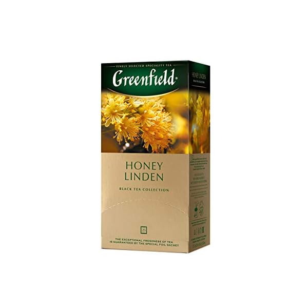 GREENFIELD HONEY LINDEN Schwarztee | Aromatisierter Tee | Schwarzer Tee mit Honiggeschmack mit Linde und Apfel | Brew… – Bild 4