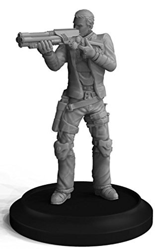 OLM054001 Bandit with Heavy Weapon Shotgun Miniature Outlaw