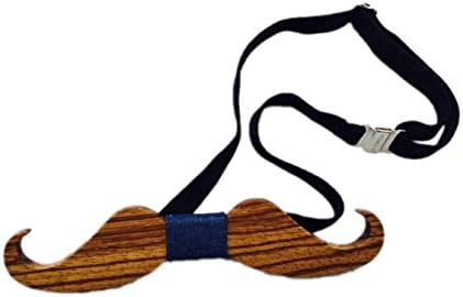 Hello Tie Men's Handmade Creative Wood Bow Tie With Gift and Box