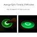 Fidget Spinner Toy, Hand Spinner - Perfect For ADD, ADHD, Anxiety, and Autism Children Adult (White Luminous)