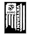 Global Group USMC Veteran Sticker - United States Marine Corps Flag Decal - Distressed American Flag Vinyl Decal - Waterproof Emblem for Car Boat Trailer Window - White - with eBook