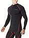TM-YUT32-KKR_Large Tesla Men's Thermal WinterGear Compression Baselayer Mock Long Sleeve Shirt YUT32
