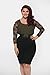 Sleevey Wonders Women's Basic 3/4 Length Slip-on Lace Sleeves 2X Black