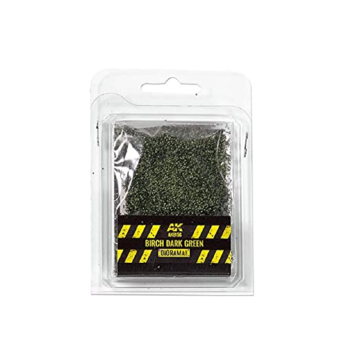 AK Interactive Birch Dark Green Leaves - 28mm 1/72 (Bag 7 Grams)