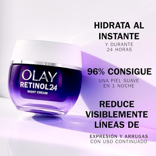 Olay Retinol24 Creme de Noite 50ML e Olay Niacinamida + SPF30 Dia Hidratante 50ML. Pack de 2 cremes antirrugas. Pele mais jovem e radiante