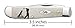 Case WR XX Pocket Knife Natural Smooth Bone Mini Trapper W/Golf Tool Item #6022 - (6207G SS) - Length Closed: 3 1/2 Inches