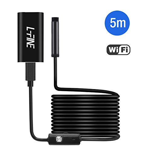 L-fine wifi endoscope wireless borescope waterproof inspection ca…