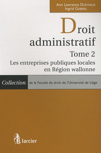 Les  entreprises publiques locales en région wallonne