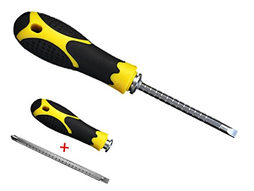 2-in-1 Phillips/Slotted (Flathead) Adjustable-Length Screwdriver