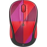 Logitech - M325c Wireless Optical Mouse - Red Harlequin
