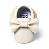 Voberry Baby Boys Girls Soft Soled Tassel Bowknots Crib Shoes PU Moccasins