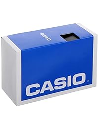 Casio - Reloj analógico para hombre (bisel antirreverso), color negro, Negro