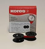 Kores G051NYSR"Black/Red Ink" Nylon Ribbon for Group 51 Canon/Olympia