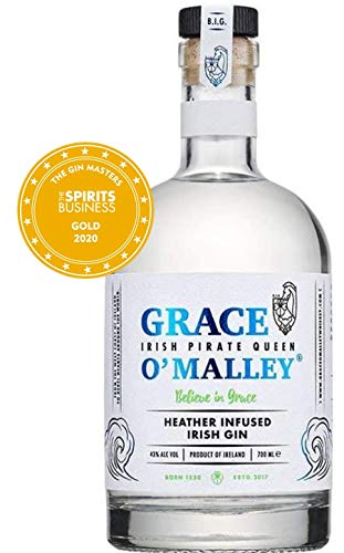 Grace O'Malley Heather Infused Irish Gin (1 x 0,7 L)