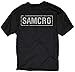 Sons of Anarchy Samcro Banner T-shirt ,Black ,X-Large