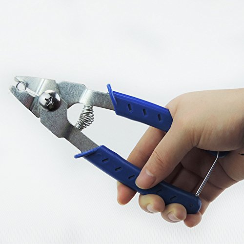 600 pcs Poultry Bird Quail Pet Cage Fastener Pliers Installation Clamp Tool M Shape Nail by Livestocktool (M shape nails)