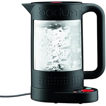 Bodum 11659-01US Bistro Electric Water Kettle, Double Wall with Temperature Control, 1.1 l, 37 oz, Black