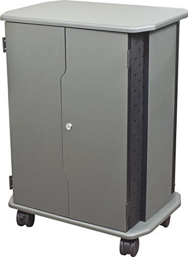 Amazon Com Dmd Tablet Charging Cart Mobile Laptop Charging Storage Cart And Workstation Multiple Tablet Laptop And Notebook Charging Station With Locking Security Cabinet Stores Devices Industrial Scientific