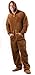 Footed Pajamas - Teddy Bear Adult Hoodie Chenille