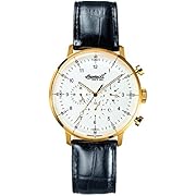 Ingersoll Men&#39;s IN2816GWH Houston Analog Display Automatic Self Wind Black Watch