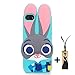CASESOPHY Apple iPhone SE Case iPhone 5/5s Back Covers Rabbit Bunny Judy Soft Silicone Material Gift for Kids Teens Girls Women Light Cute Lovely Design