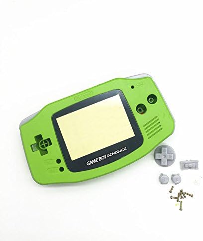 Willowhe Green Housing Shell Case Cover+Buttons+Screw Replacement for Nintendo GBA Gameboy Advance