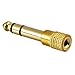 Premium Adapter STEREO GOLD Plug 1/4