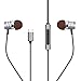 Type C Earphones Moto Z Earbuds HTC U11 Headphones Type C Headphone USB Type C Earbud Hi-Fi Digital 3D Audio Without Mic for All USB Type C Port Smartphone and Devices - Silver