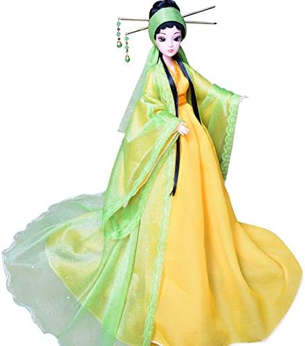 zacheillo 1/6 BJD Doll,Ball Jointed SD Dolls DIY Toys+Basic Makeup,Dress for Kids Girls Women,Gifts Collection,China Doll,Qing Fairy