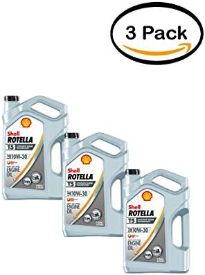PACK OF 3 - Shell Rotella T5 10W-30 Diesel Engine Oil, 1 gal