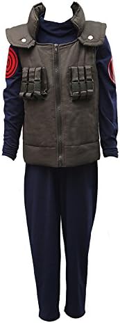 De-Cos Cosplay Costume Leaf Village Jonin Hatake Kakashi Uniform Set V1