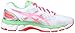 ASICS Women's Gel-Nimbus 17 Running Shoe,White/Hot Coral/Apple,8 M US